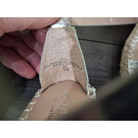 NWOB CHARLES by Charles David Nola Espadrille Wedge Sandals/Sz. 5M - Picture 9 of 9